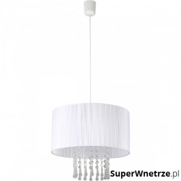 Lampa wisząca Wenecja Lampex Biała