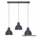 Lampa wisząca Zoe 3 Lampex czarna