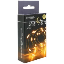 Lampki świąteczne druciki 40 led 195 cm