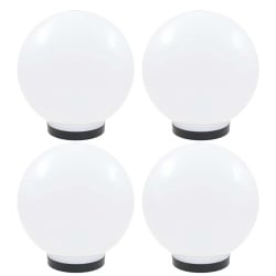 Lampy ogrodowe LED, 4 szt., kuliste, 25 cm, PMMA Lampy ogrodowe LED, 4 szt., kuliste, 25 cm, PMMA