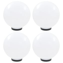 Lampy ogrodowe LED, 4 szt., kuliste, 30 cm, PMMA Lampy ogrodowe LED, 4 szt., kuliste, 30 cm, PMMA
