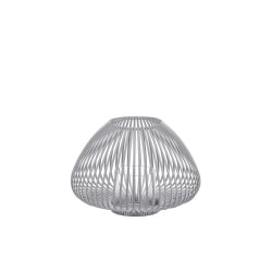 Latarnia  LYVA, steel gray, S