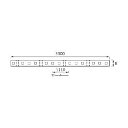 LATE LED 5m 300 CW IP65 BLISTER