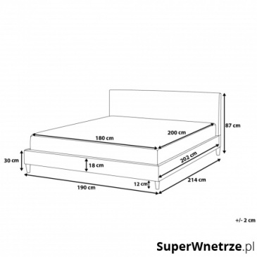 Łóżko ciemnozielone tapicerowane welwet 180 x 200 cm Danimarca BLmeble