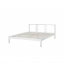 Łóżko drewniane 140 x 200 cm białe VANNES