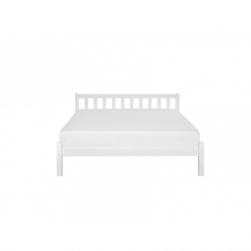 Łóżko drewniane 180 x 200 cm białe FLORAC