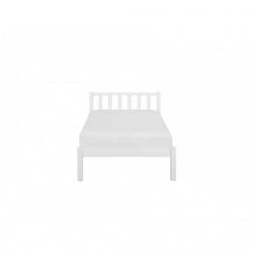Łóżko drewniane 90 x 200 cm białe FLORAC