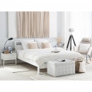 Łóżko drewniane białe 160 x 200 cm GIULIA