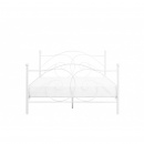 Łóżko metalowe 140 x 200 cm białe DINARD