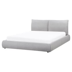 Łóżko  VINAY 160 x 200 cm Jasnoszary