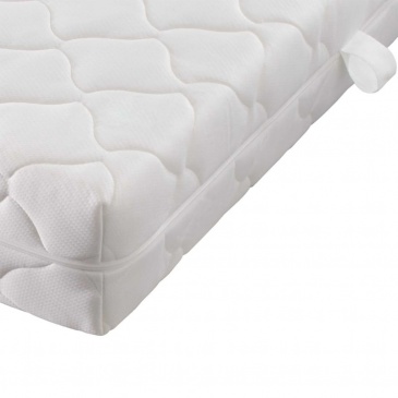 Łóżko z materacem, ciemnoszare, tkanina, 180 x 200 cm
