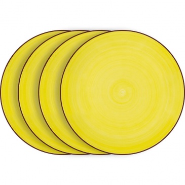 Lt9056 zes. 4 talerzy żółty happy lamart lamart lt9056