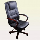 Luksusowy fotel biurowy, czarny