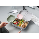 Lunchbox ze sztućcami Pascal ready Organic szary 3168670