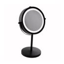 Lusterko do makijażu stojące z podświetleniem led czarne - yoka