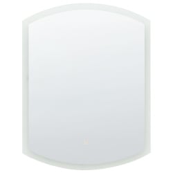 Lustro łazienkowe led beziers srebrny