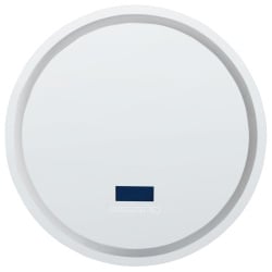 Lustro łazienkowe led brognon wbudowany głośnik bluetooth srebrny