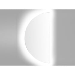 Lustro łazienkowe led loue srebrny