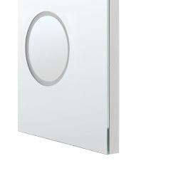 Lustro łazienkowe led montaron srebrny