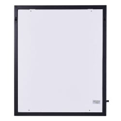 Lustro łazienkowe led odenas czarny