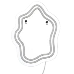 Lustro led z neonowym oświetleniem