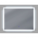 Lustro ścienne LED 60 x 80 cm srebrne ADOUR