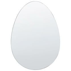 Lustro ścienne montresor 50 cm 70 cm srebrny