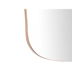 Lustro ścienne puteaux 70 cm 92 cm metal złoty