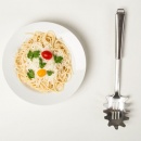 Łyżka kuchenna ACER, stalowa, do nakładania makaronu, spaghetti, 32,5 cm