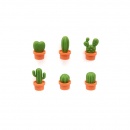 Magnesy Cactus 6-szt. pomarańcz/ziel 10288-OR-GN