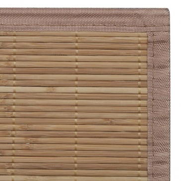 Mata bambusowa na podłogę, 160x230 cm, brązowa