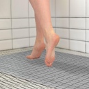 Mata podkładka antypoślizgowa do łazienki wanny pod prysznic szara 69x39 cm