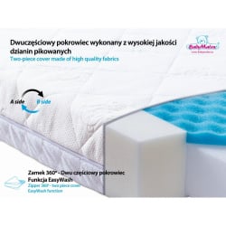 Materacyk ortopedyczny CARPATHIA 140x70x10