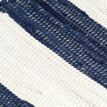 Maty na stół, 4 szt, Chindi, w paski, niebiesko-białe, 30x45 cm