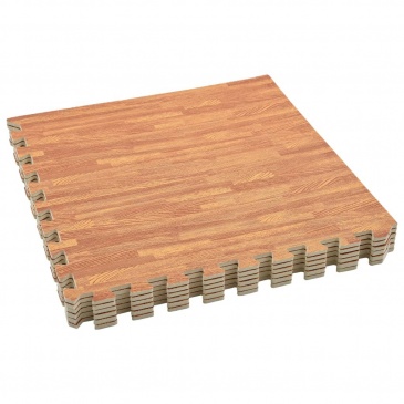 Maty podłogowe, 6 szt., wzór drewna, 2,16 ㎡, pianka EVA