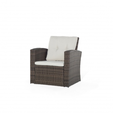 Meble ogrodowe - rattanowe - tarasowe - stół + sofa + 2 fotele - Eufemia