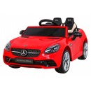 Mercedes benz slc300 auto na akumulator dla dzieci czerwony + dźwięki mp3 światła + pilot + wolny st