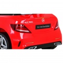 Mercedes benz slc300 auto na akumulator dla dzieci czerwony + dźwięki mp3 światła + pilot + wolny st