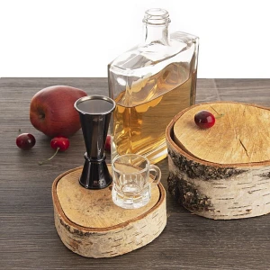 Miarka barmańska stalowa dwustronna black 20/40 ml
