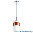 Lampa wisząca Light Prestige Miele biało-brązowa