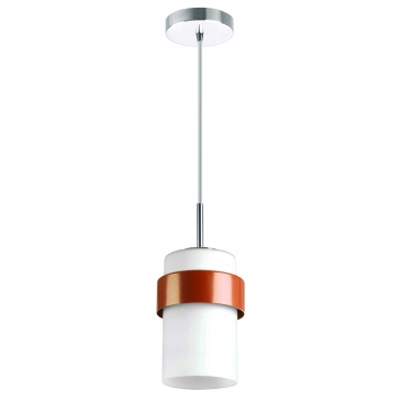 Lampa wisząca Light Prestige Miele biało-brązowa