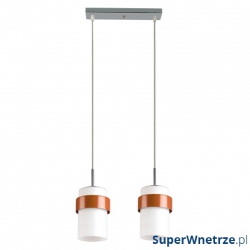 Lampa wisząca Light Prestige Miele biało-bordowa