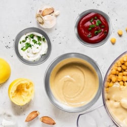 Miseczka na sos dipówka stalowa 9,5 cm 240 ml