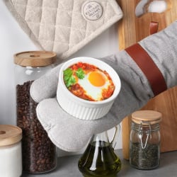 Miseczki do zapiekania ceramiczne białe 260 ml 6 szt.