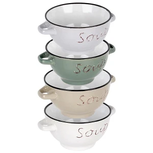 Miska bulionówka ceramiczna 600 ml 4 szt.
