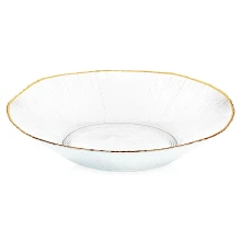 Miska sałatkowa szklana złota 29,5 cm, 1,6 l Miska sałatkowa szklana złota 29,5 cm, 1,6 l