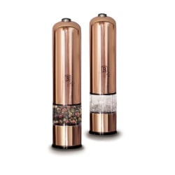 Młynki elektryczne do pieprzu i soli 2szt BerlingerHaus  BH-1905 Rose Gold Collection