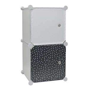 Modularny regał cubes 2 do pokoju dziecka szary Modularny regał cubes 2 do pokoju dziecka szary