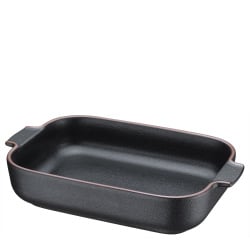 Naczynie do zapiekania i serwowania, 24 x 17 x 6 cm, 1,5 l, ceramika, czarne