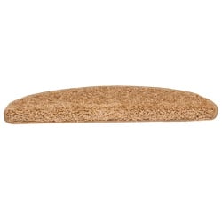 Nakładki na schody, 15 szt., 65 x 25 cm, beżowe